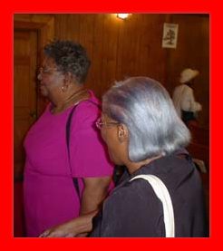 PHOTO TAKEN AUGUST 25, 2002

ON LEFT: MRS MURRAY AND MRS ESTHER JONES